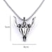 925 Sterling Silver Plated CZ Pendant, INUS1BR005