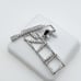 925 Sterling Silver Plated CZ Pendant, INUS1BR005