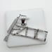 925 Sterling Silver Plated CZ Pendant, INUS1BR005