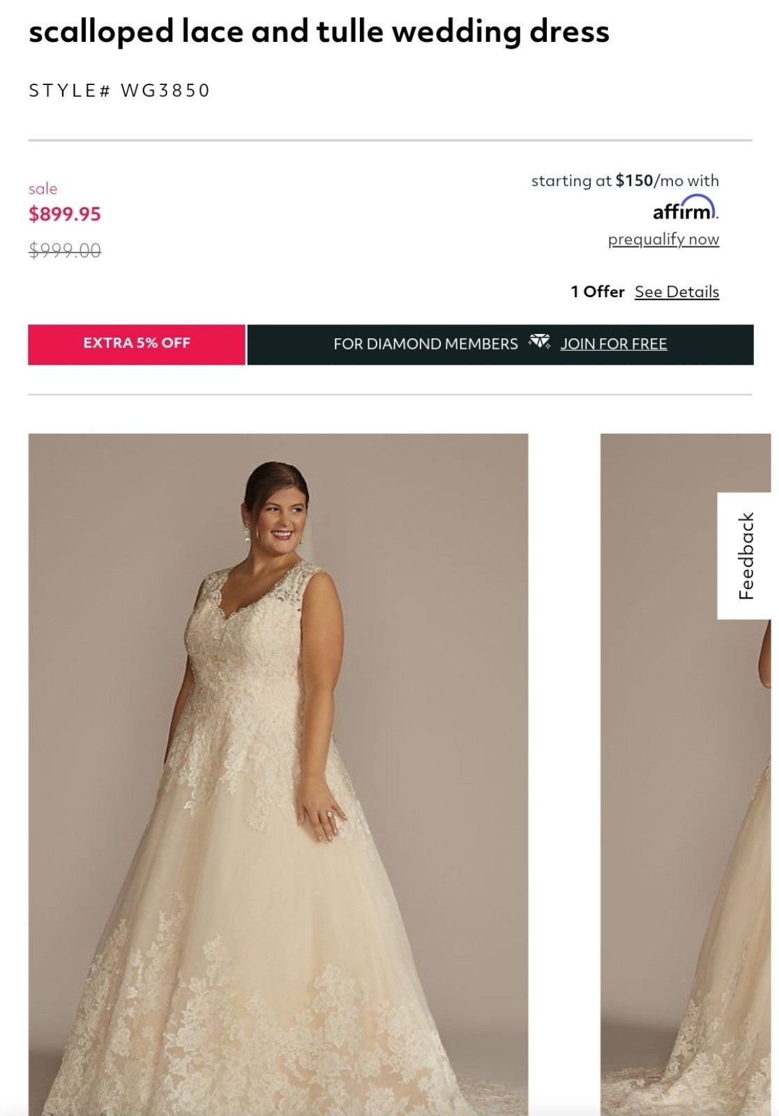 Wedding Dress with matching veil