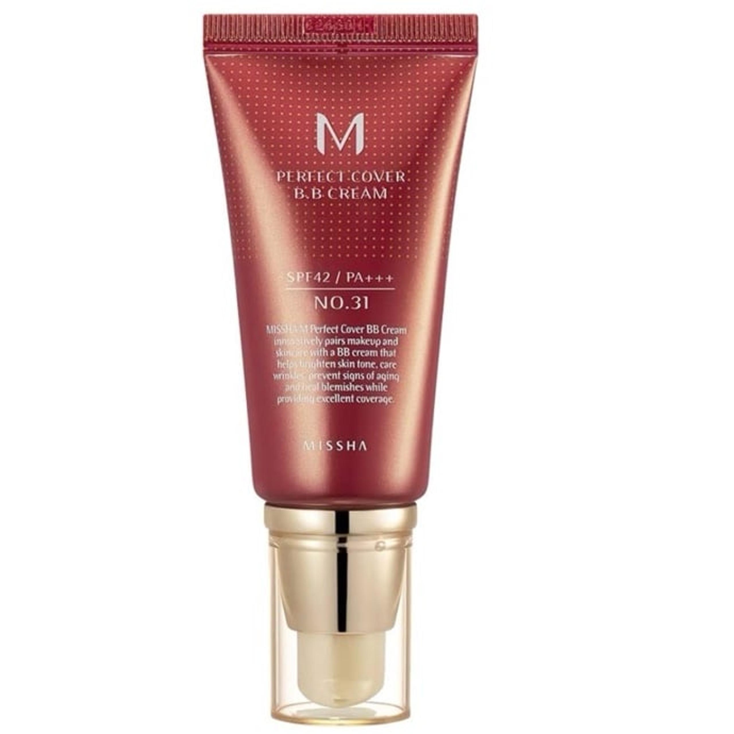 MISSHA M Perfect BB Cream No 31.Golden beige for medium/deep with neutral skin t