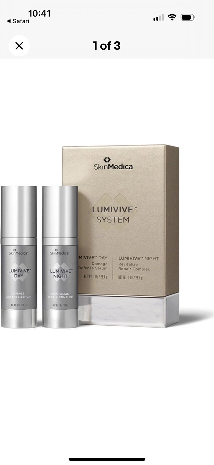 SkinMedica lumivive system