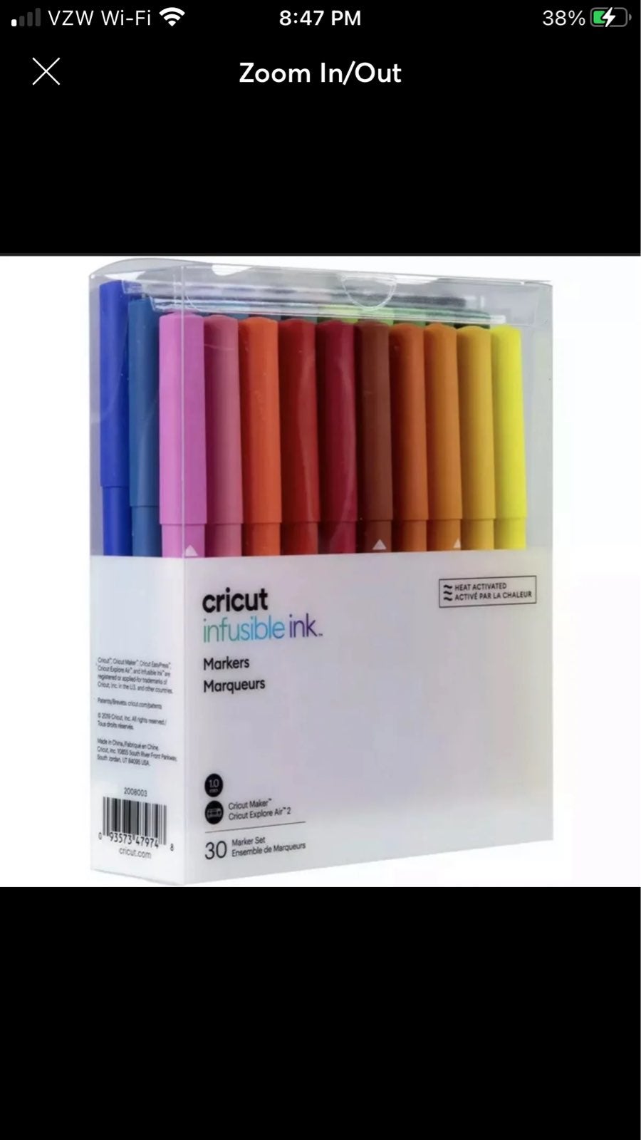 Cricut Infusible Ink Markers pens maker