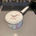 Vintage Mikasa Silk Flowers enamel pan