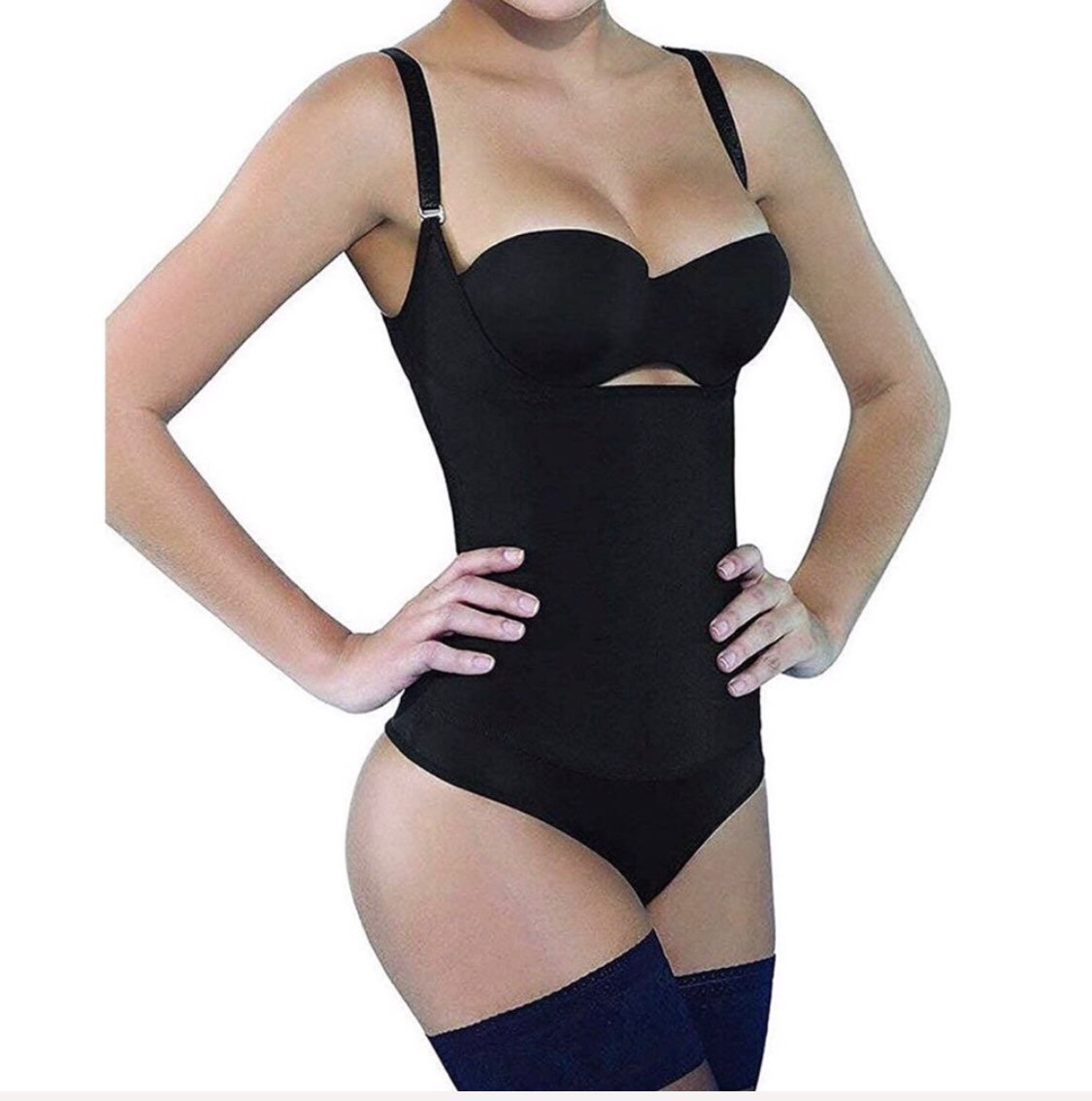 Women Seamless Bodysuit Shapewear Thong