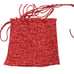 Rest by Jane Cherry Red Sweetheart Halter Top Tie Up Straps Y2K Vibes Small