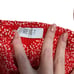 Rest by Jane Cherry Red Sweetheart Halter Top Tie Up Straps Y2K Vibes Small