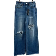 Juicy Couture Wide Leg Destroyed Jeans Size 26 New