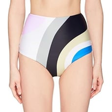 NEW Mara Hoffman Lydia High Waisted Bikini Bottom Juniper Pastel