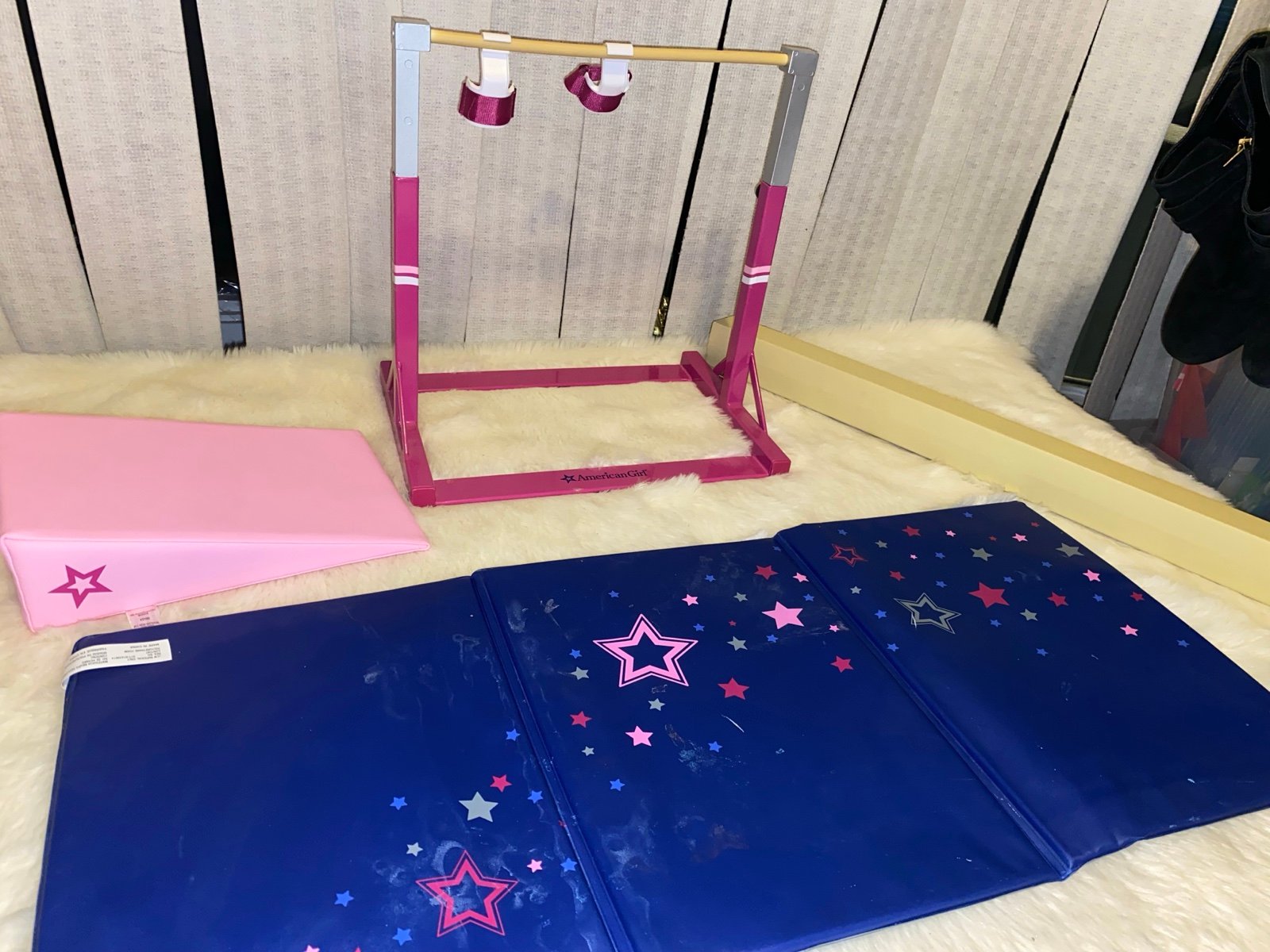 American girl gymnastics set