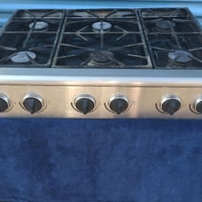 Cooktop Dacor Luxury 6 Knobs Gas