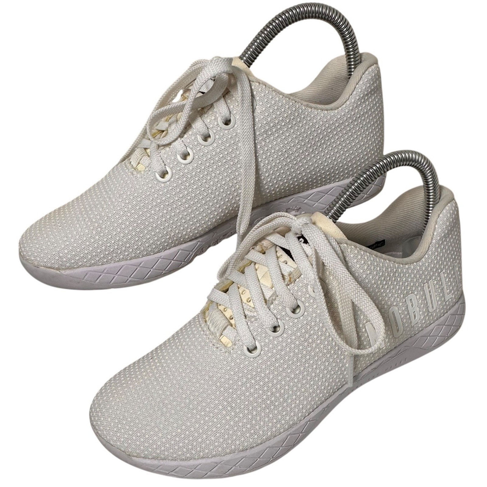 Nobull Outwork Training Shoes White Women’s 6.5 Superfabric CrossFit Weight Lift