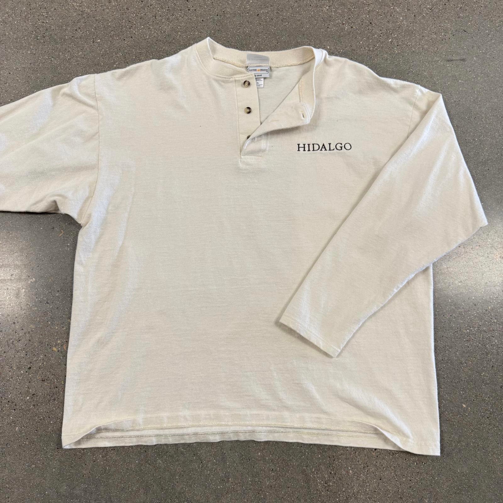 RARE Touchstone Pictures HIDALGO Cast & Crew Henley Shirt XL