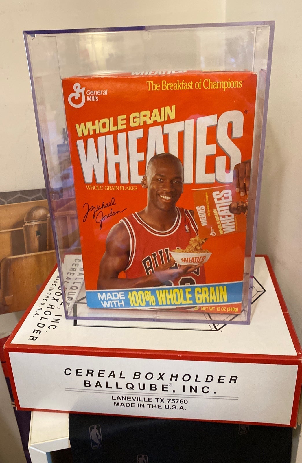 Michael Jordan wheaties 18oz Cereal Box Chicago Bulls 1991!