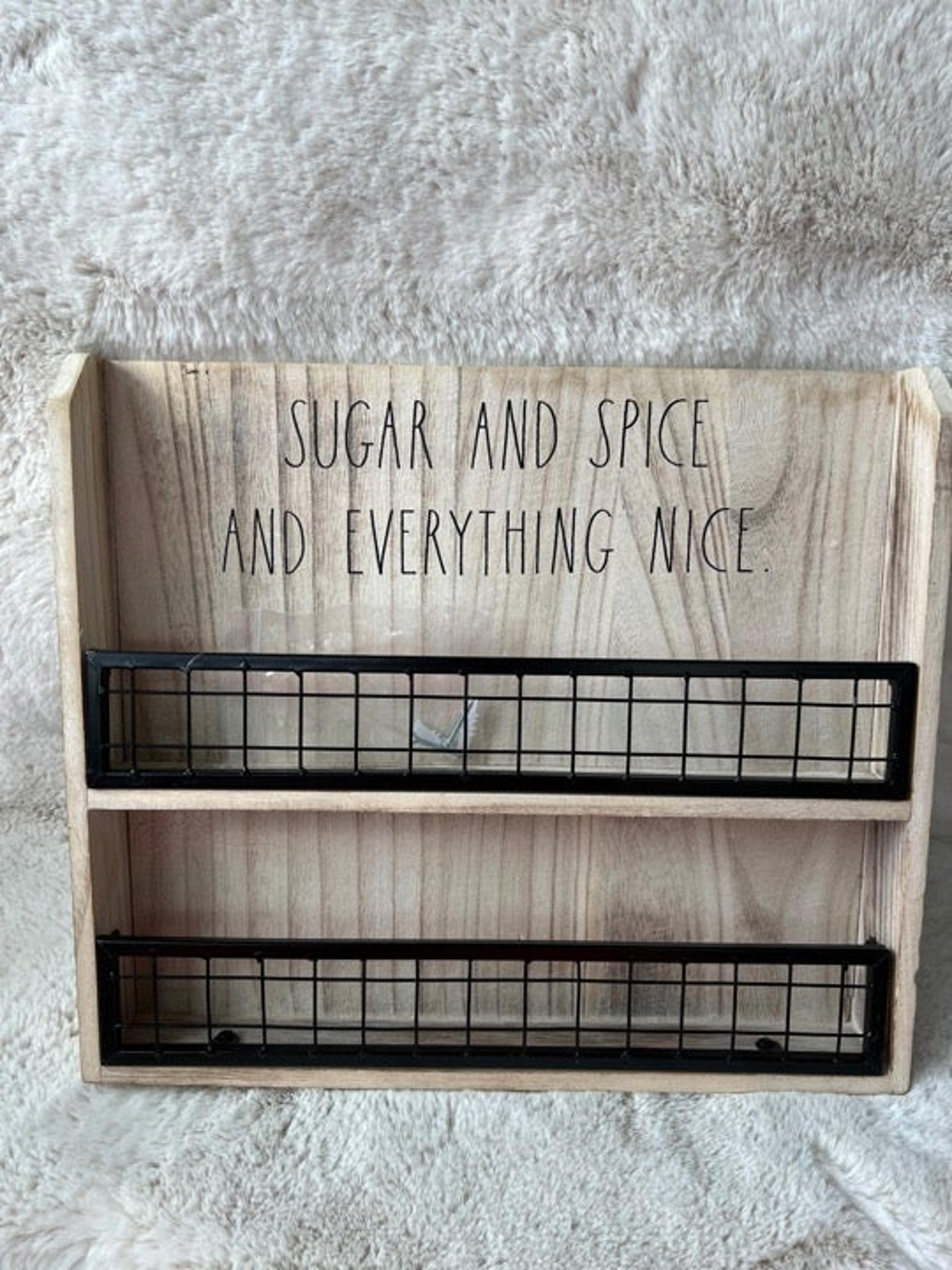 Rae Dunn Sugar and Spice and Everything Nice Rack