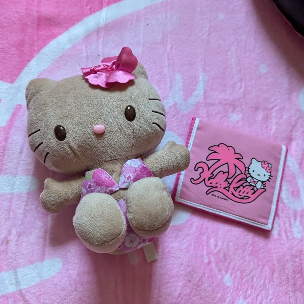 hello kitty tropical tan kitty plush Hawaii 2011