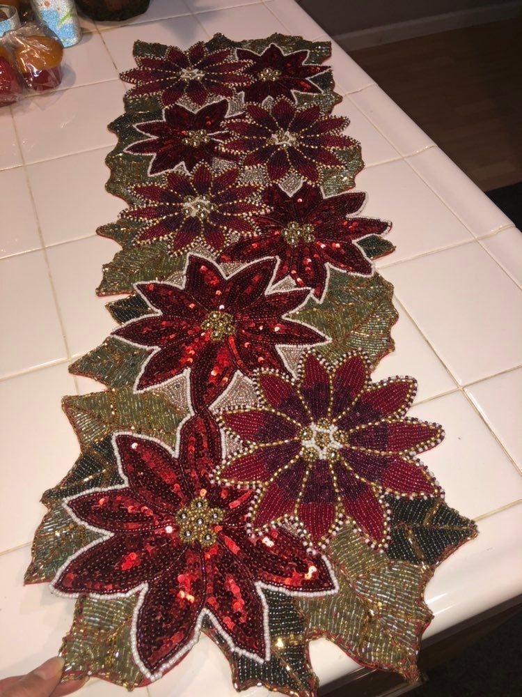 christmas table runner
