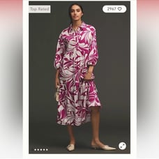 Anthropologie bettina midi dress