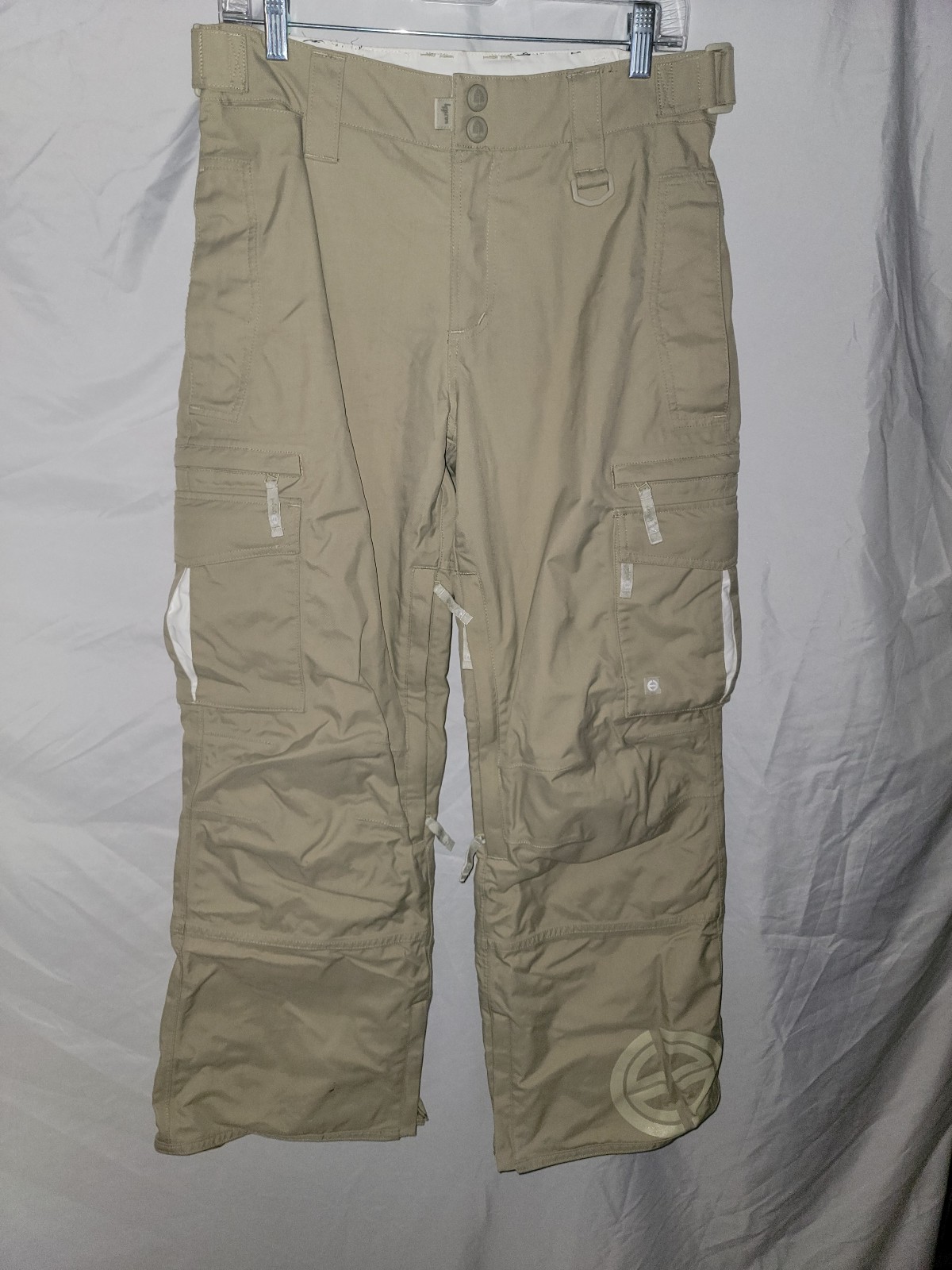 Planet Earth Women's Snowboard  Pants Tan Waterproof Vented Insulated Medium