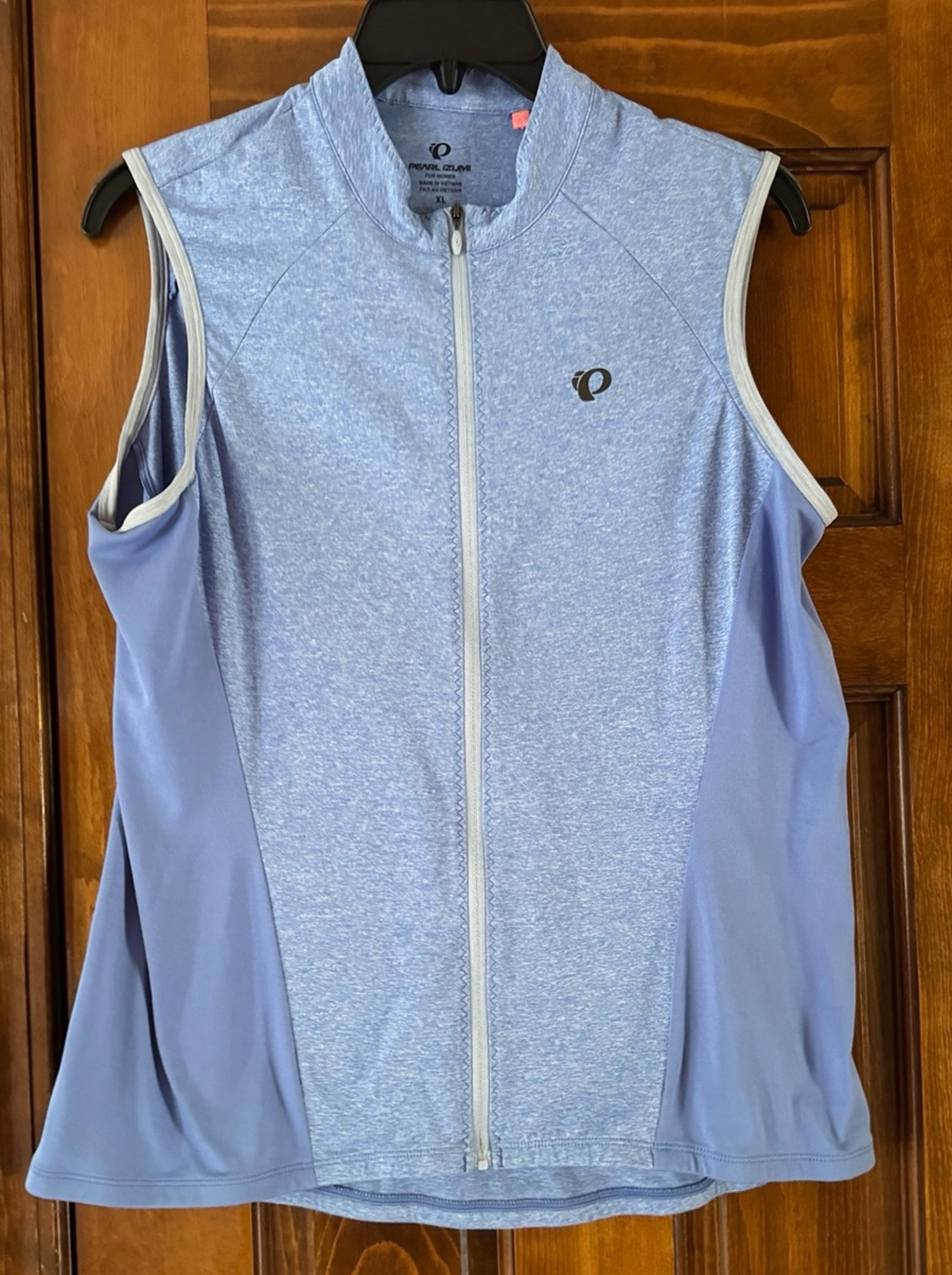Pearl Izumi Select Escape Light Blue Sleeveless Jersey - L
