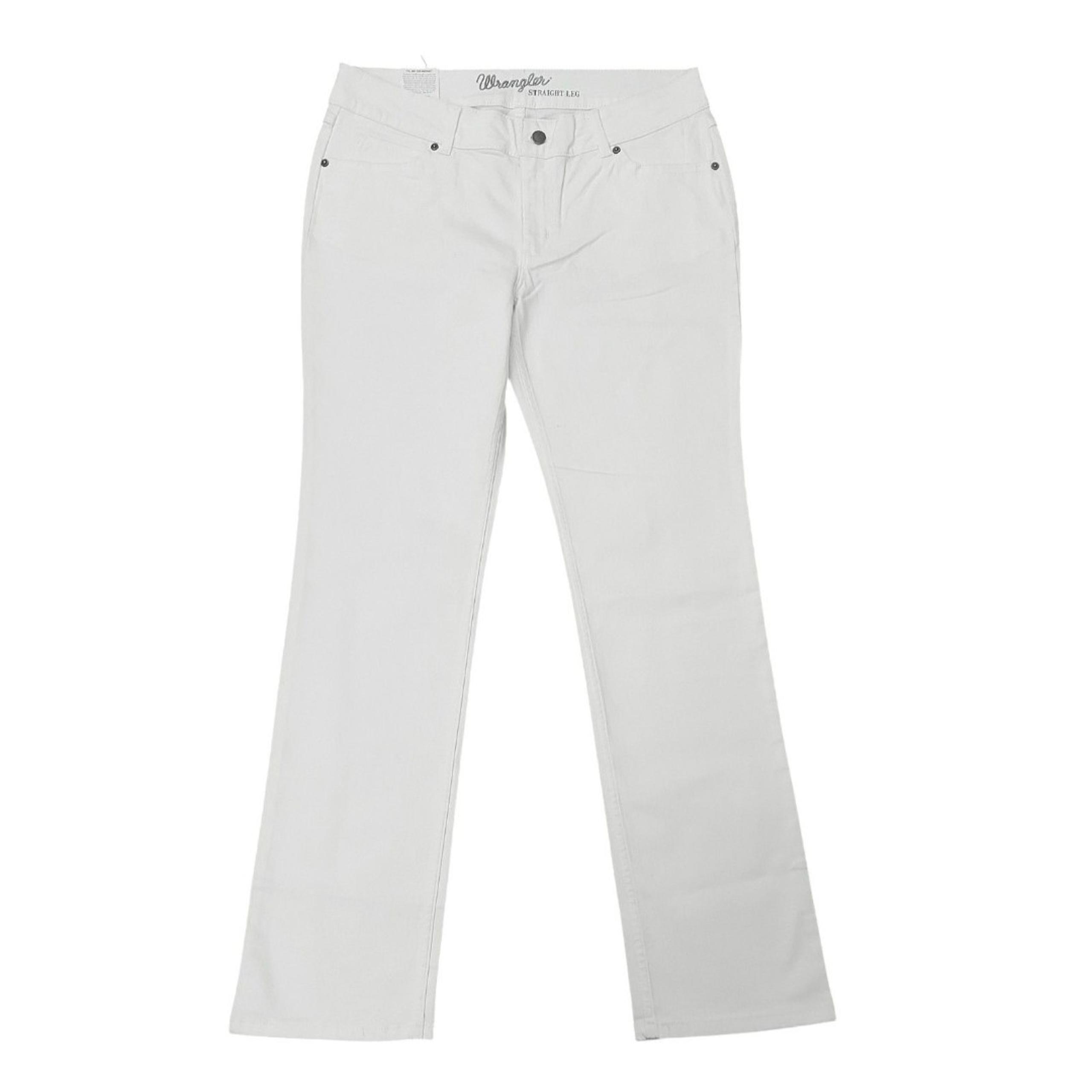Wrangler Jeans Womens 13x32 White Straight Leg Premium Denim Rodeo Riding