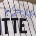 ASTROS MAJESTIC PETTITTE PINSTRIPE JERSEY SIZE M SIGNED BY JOSE CRUZ + REID RYAN