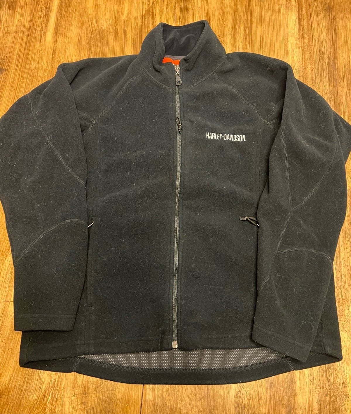 Harley Davidson Men’s Fleece Jacket Small Black
