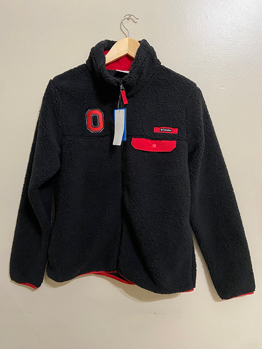 Columbia Women’s Ohio State Mountain Side Heavyweight Sherpa Fleece Jacket L