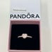 Brand New Pandora Clear Sparkling Elevated Heart Ring With Box