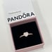 Brand New Pandora Clear Sparkling Elevated Heart Ring With Box