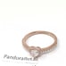 Brand New Pandora Clear Sparkling Elevated Heart Ring With Box