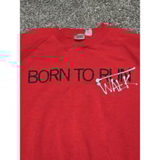 Vtg NIKE SHIRT 1987 Bruce Springsteen Born To Run Walk Swoosh ULTRA RARE!