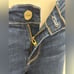 Frame Le Skinny De Jeanne In Queens Way Dark Wash Blue Mid Rise Skinny Jeans