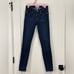 Frame Le Skinny De Jeanne In Queens Way Dark Wash Blue Mid Rise Skinny Jeans