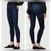 Frame Le Skinny De Jeanne In Queens Way Dark Wash Blue Mid Rise Skinny Jeans