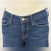 Frame Le Skinny De Jeanne In Queens Way Dark Wash Blue Mid Rise Skinny Jeans