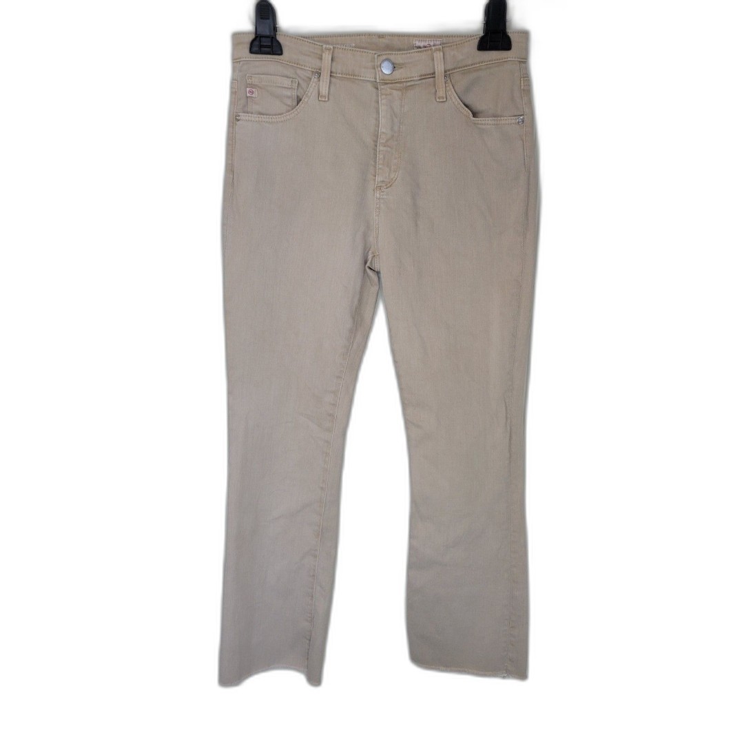 Adriano Goldschmied The Jody Crop Khaki Tan Jeans