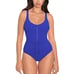 Skinny Dippers Womens Size Medium Jippa Zip Lock One-Piece Swimsuit 130 2351