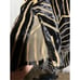 Flynn Skye Velvet Brocade Sheer Shawl Duster Cardigan Geometric Velvet Top Mediu