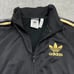Adidas Originals Chile 20 Track Jacket Small Black Gold Striped Retro Full Zip