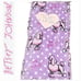 Betsey Johnson Polka-Dot Poodle Throw Blanket- Purple