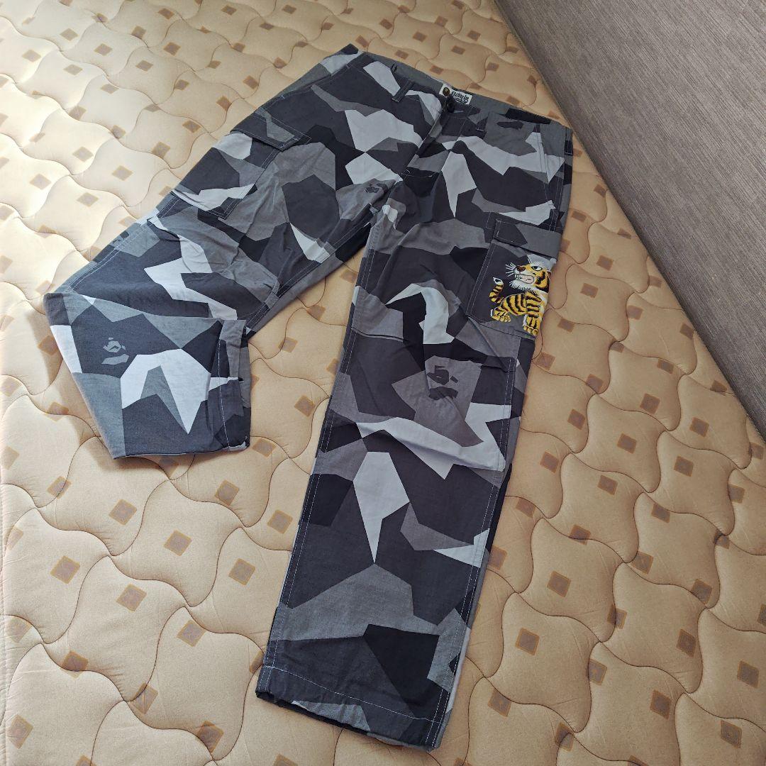 A Bathing Ape camouflage cargo pants