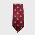 Tommy Bahama Burgundy Embroidered Hula Girl Hand Sewn Silk Tie