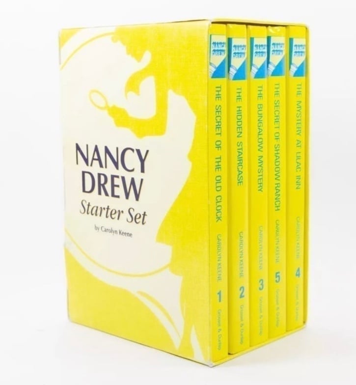New sealed Nancy Drew mysteries hardcover book gift set 1 2 3 4 5