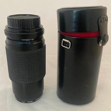 Minolta Quantaray Camera Lenses 52mm P.L 75-200MM with Black Case