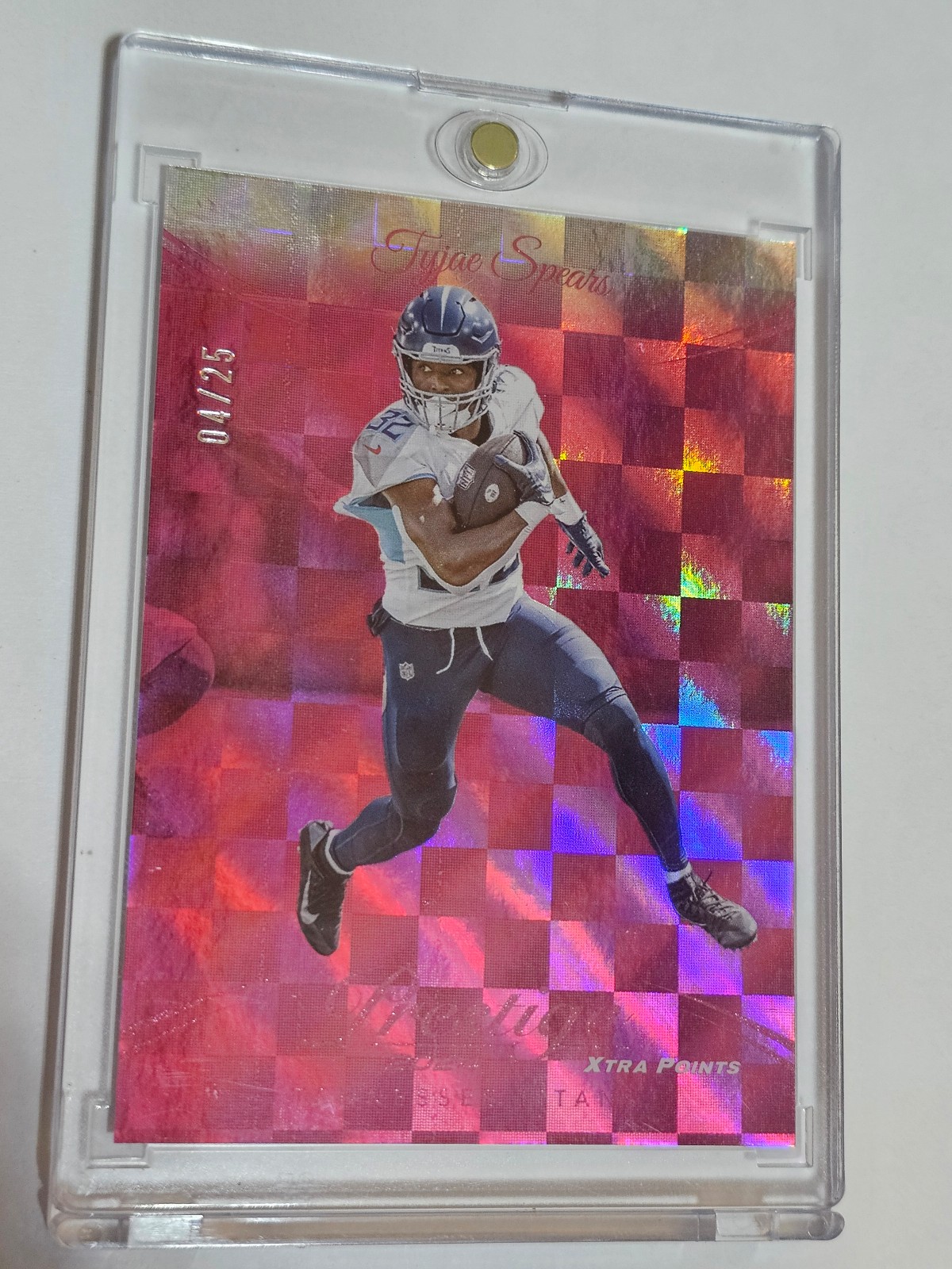 2024 Prestige Tyjae Spears Pink Checker Refractor Holo Xtra Points SSP /25 RARE