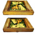 G.B. Florence Art Hilair Reading Florentine Gold Gilded Vintage Made in Italy
