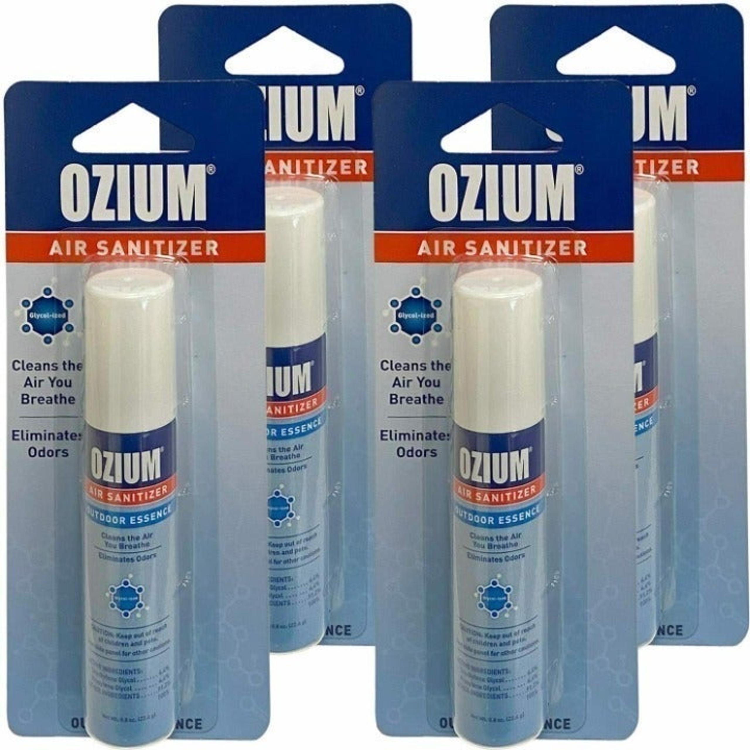 Ozium Air Sanitizer 0.8 oz Spray, Outdoor Essence 4 pack
