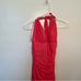 Vintage Betsy & Adam by Linda Bernell Halter Maxi Dress Pink