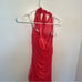 Vintage Betsy & Adam by Linda Bernell Halter Maxi Dress Pink